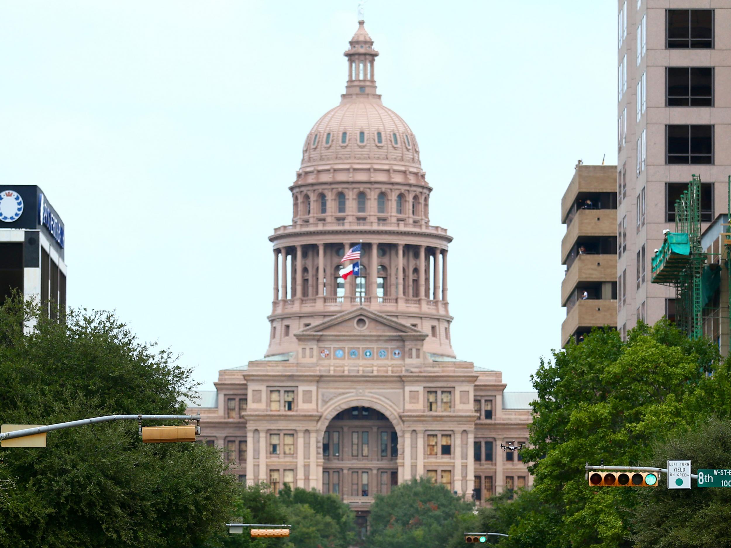 The state capitol in Austin, Texas, the fastest growing city in America