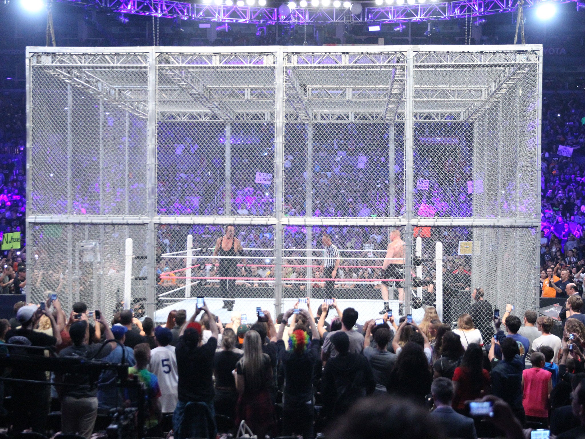 The daunting Hell in a Cell cage