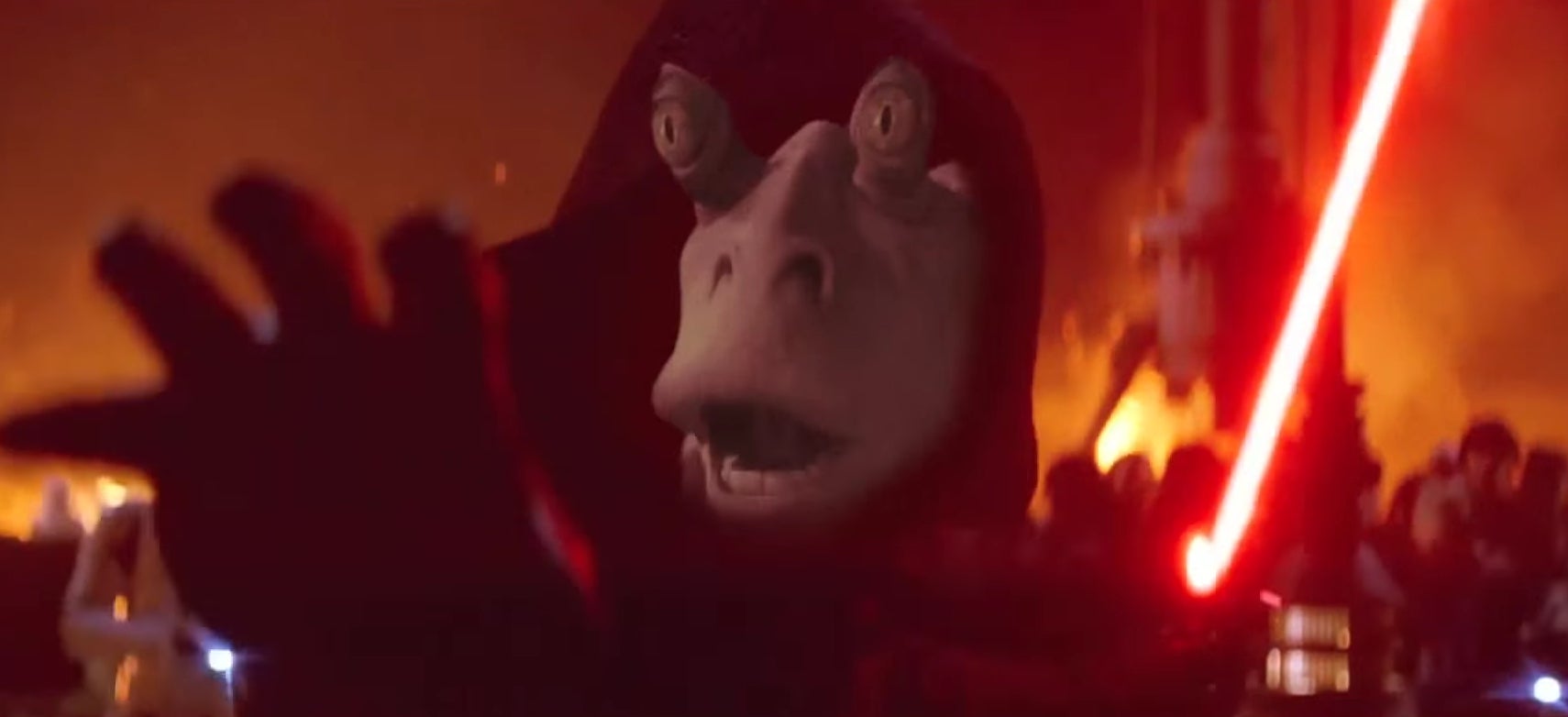 Star Wars: The Darth Jar Jar Binks theory is partially true, says actor |  The Independent | The Independent