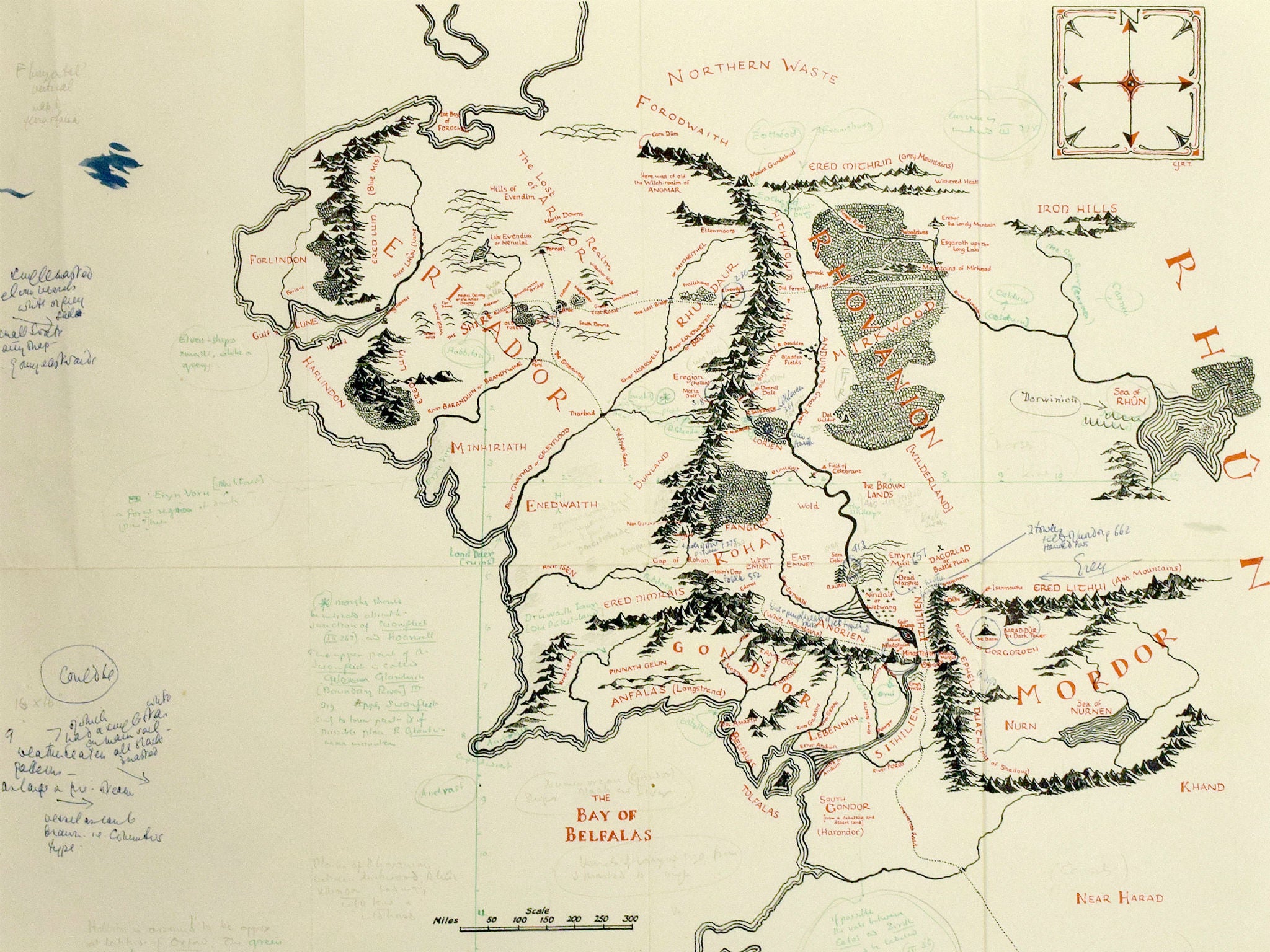 Made a map of Beleriand because why not :) : r/lotr