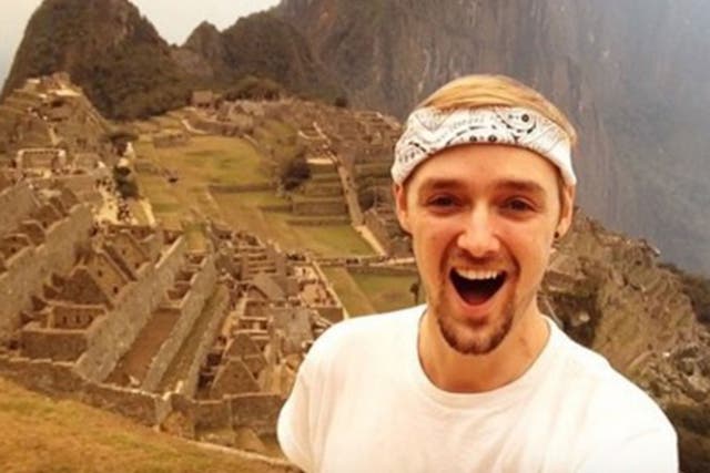 Jamie Ather said he was 'slightly overwhelmed' when he arrived at Macchu Picchu