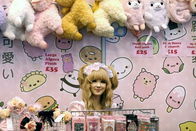 The Hyper Japan event is the UK's biggest Japanese Culture event, with stalls selling clothing and artwork