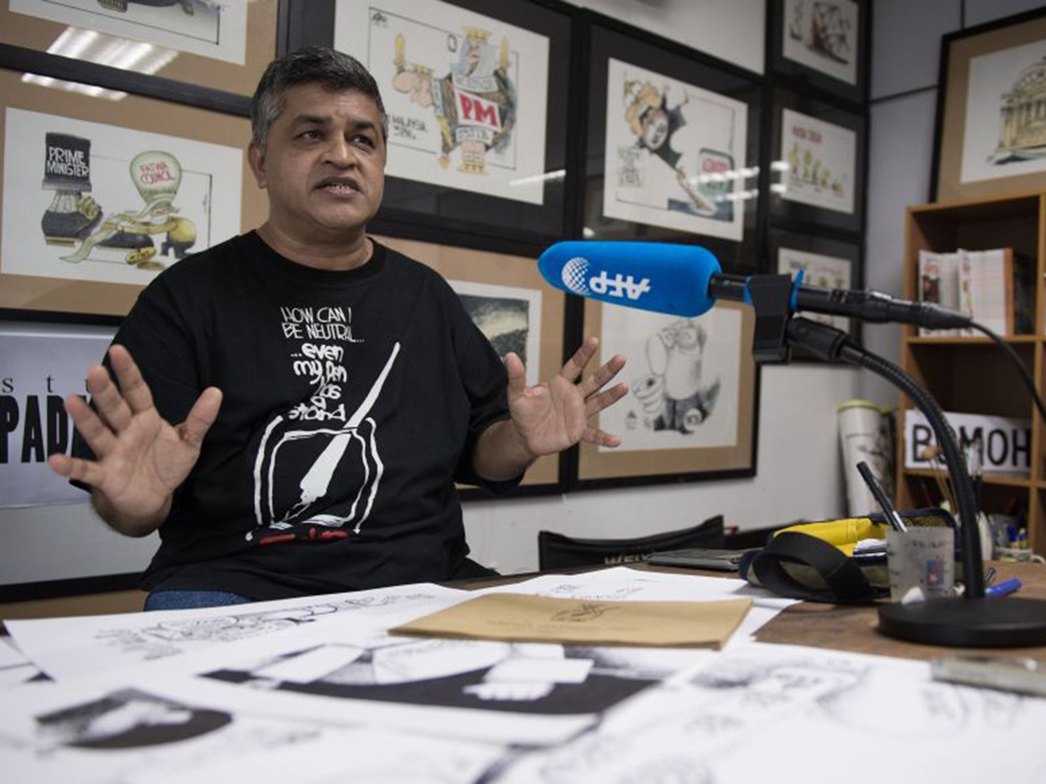 Zunar remains defiant saying that although his physical freedom is in jeopardy, the Malaysian government will never be able stop his mind