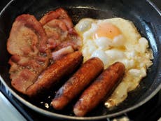 Just two rashers of bacon per day 'increases risk of bowel cancer'