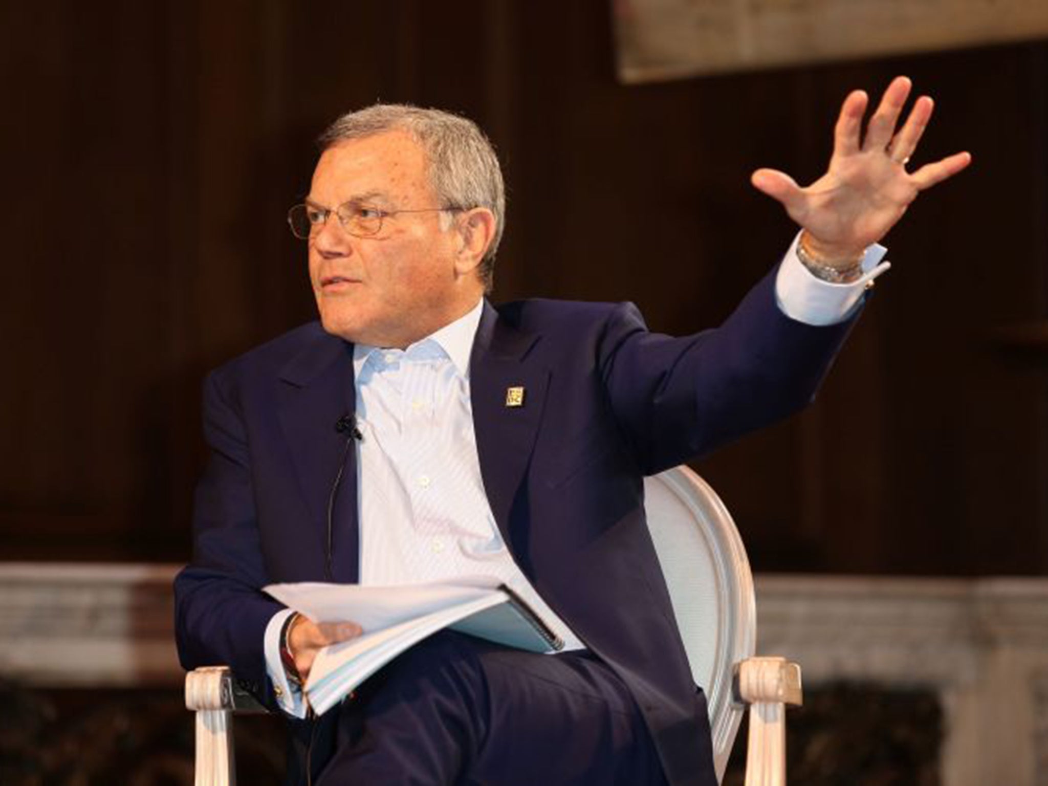Sir Martin Sorrell heads up WPP, the world’s biggest ad company