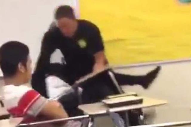 Cellphone video of the violent arrest of a female student at Spring Valley High.