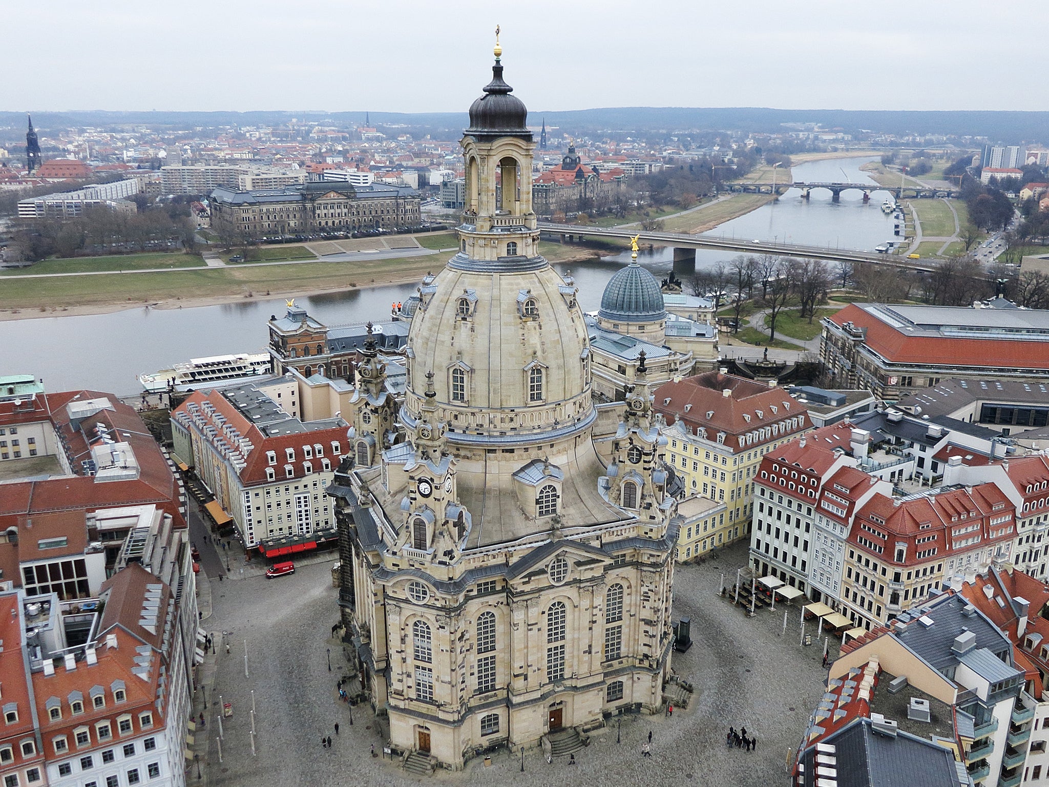 The Frauenkirche is one of the Dresden landmarks Blobel was passionate about restoring