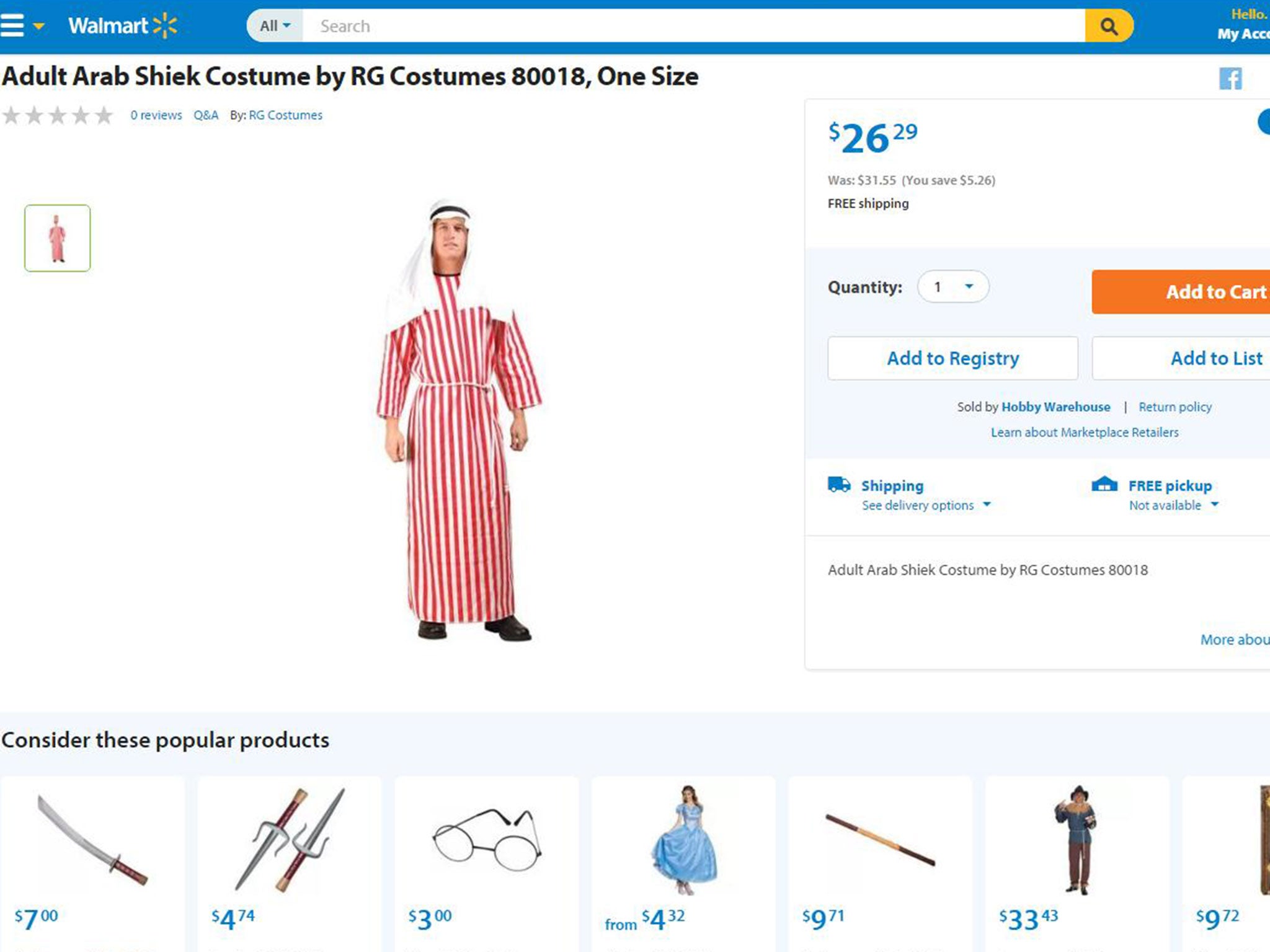 Walmart Israeli soldier Halloween costume for children sparks outrage, The  Independent