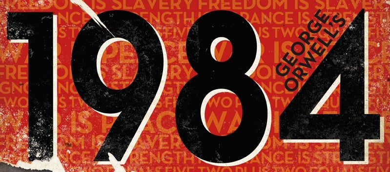 Poster for Nick Lane's adaption of George Orwell's 1984