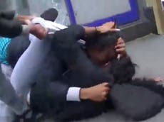 Teenagers brawl outside KFC in Croydon over alleged 'mum diss'
