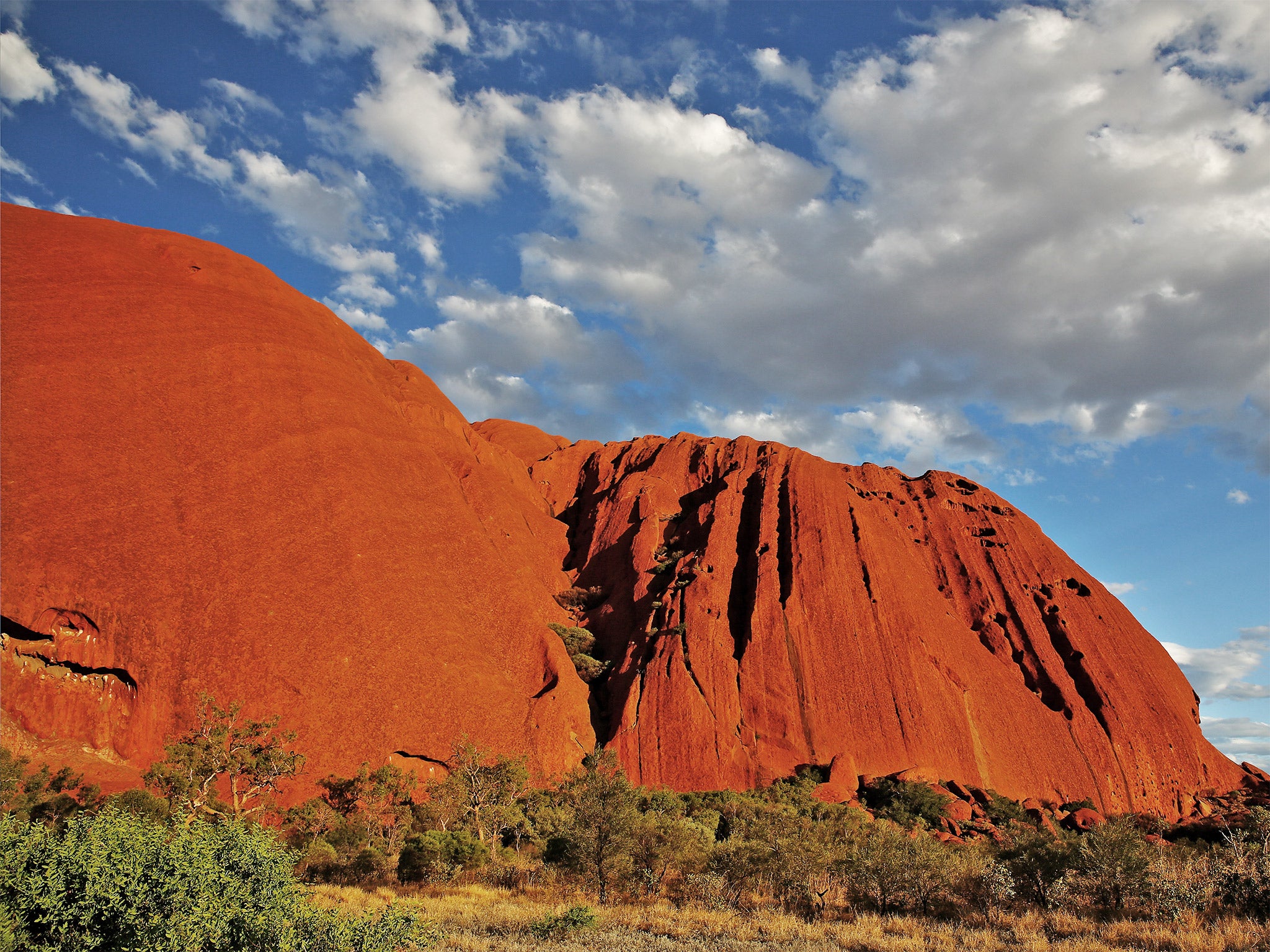 &#13;
Uluru, formerly Ayers Rock, is visited by over 250,000 people each year (Getty)&#13;