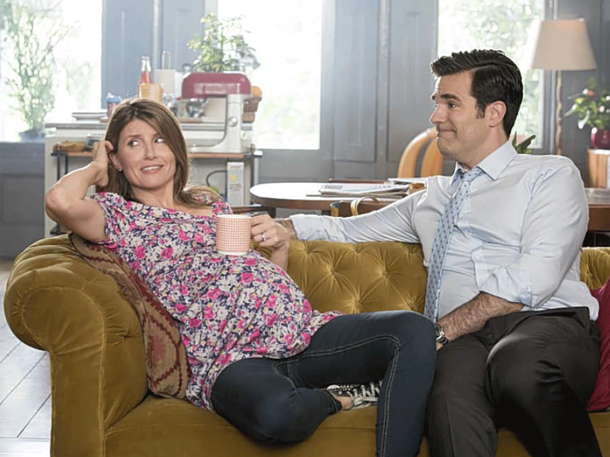 Happy families: a rare moment of calm in Channel 4 romcom ‘Catastrophe’