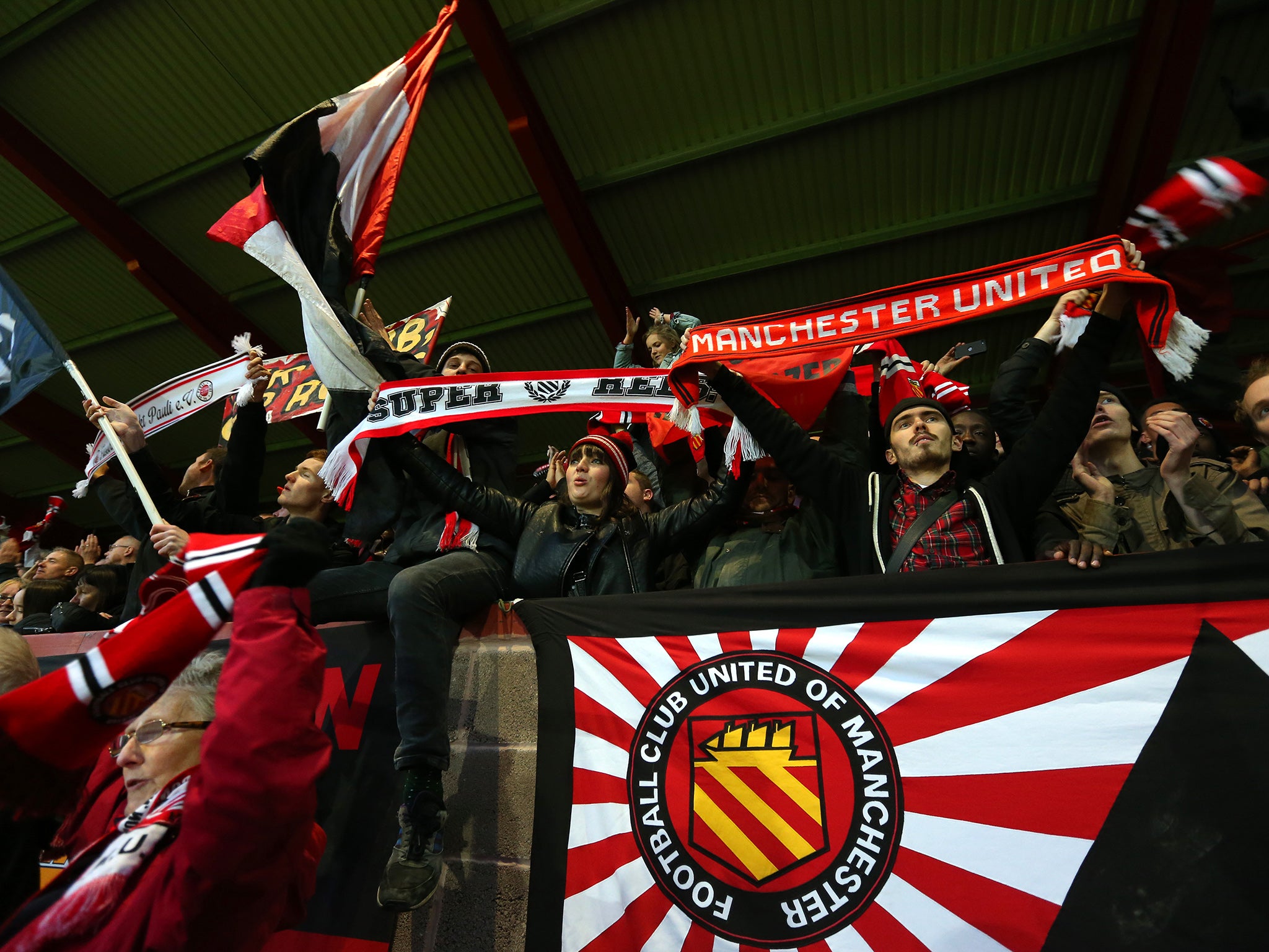 FC United of Manchester fans