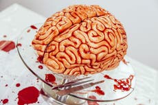 YouTube video shows you how to make a zombie brain cake