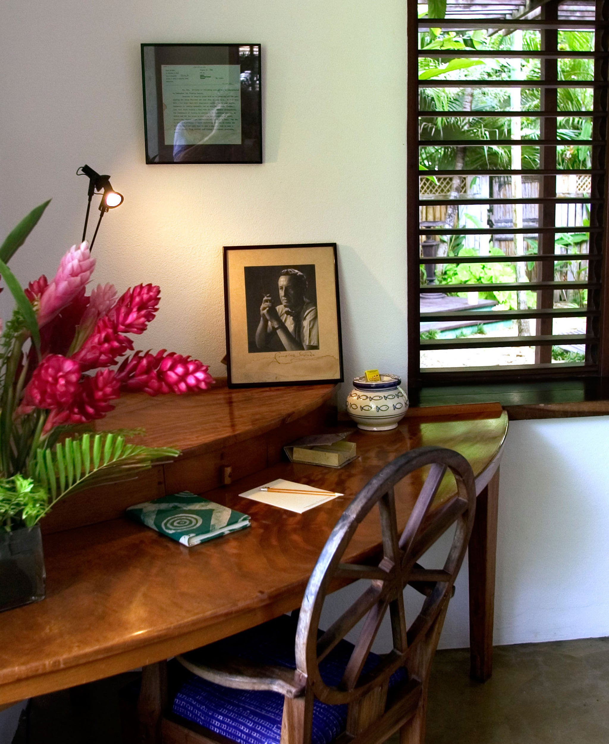 Ian Fleming’s desk at GoldenEye