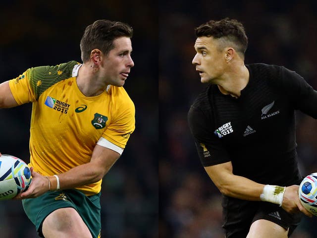 Australia's Bernard Foley and New Zealand's Dan Carter will be the two fly-halfs