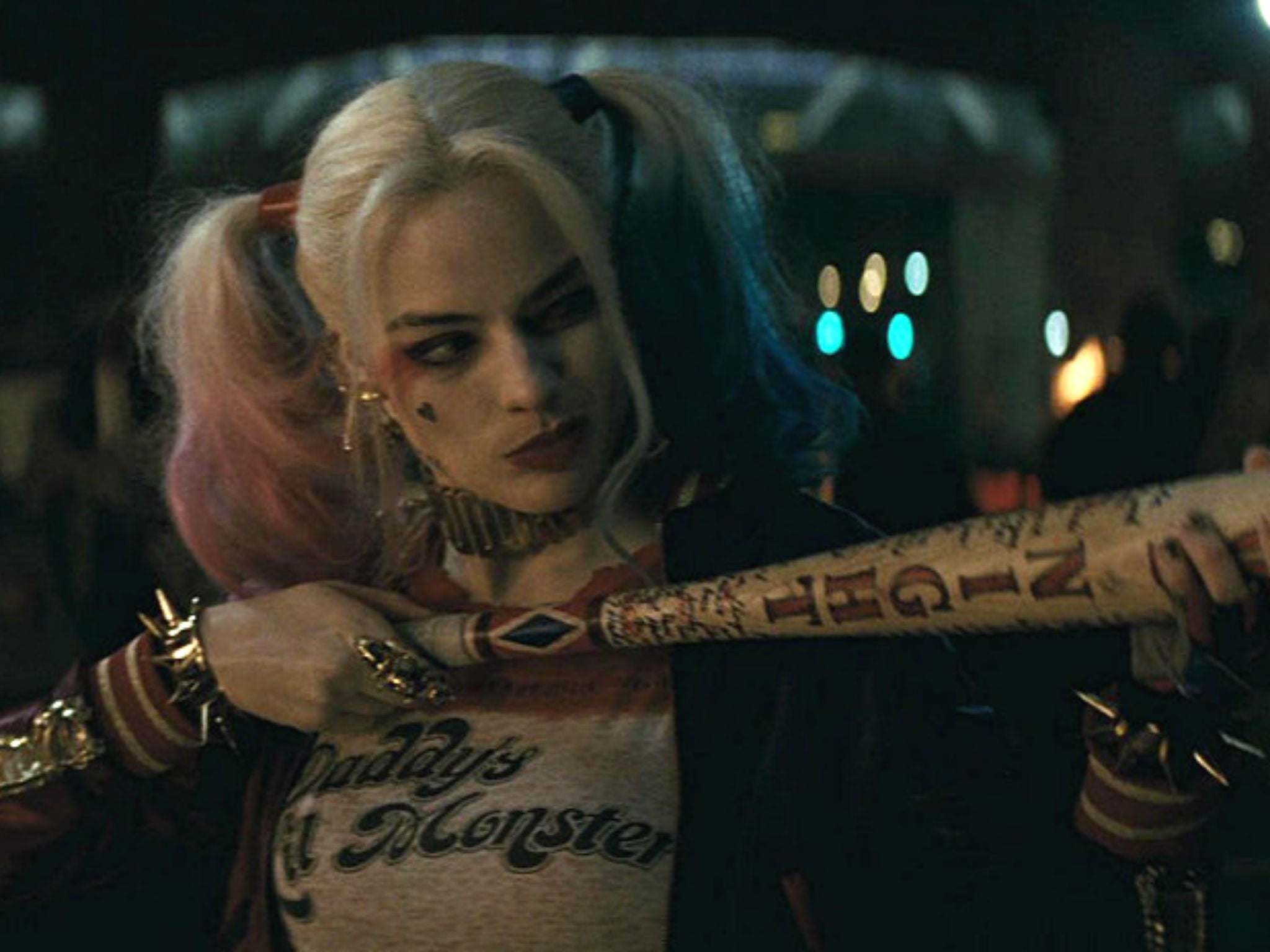 Margot Robbie as Harley Quinn in Suicide Squad, due out August 2016