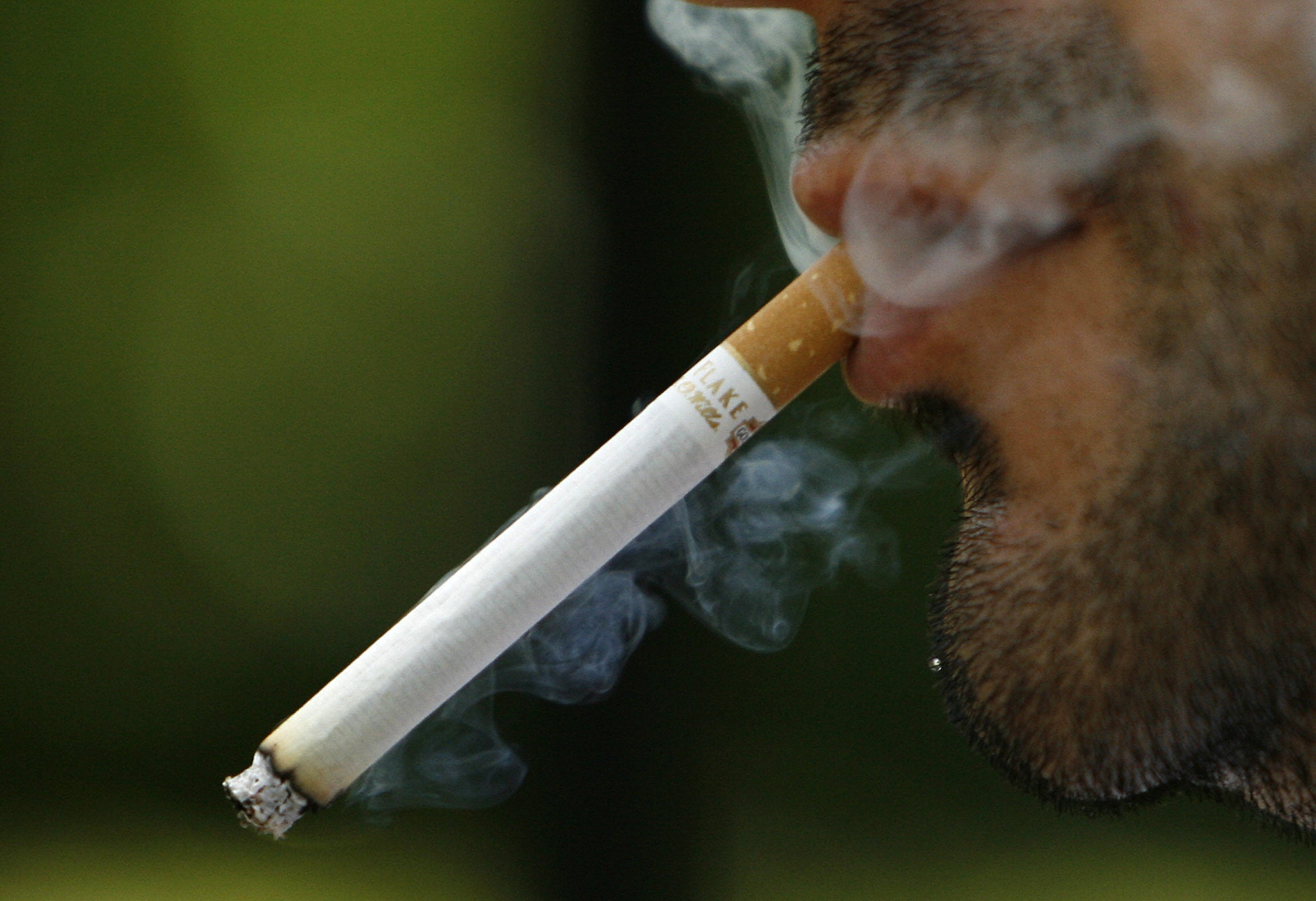 Smoking rates have dropped sharply in the UK in the last few decades