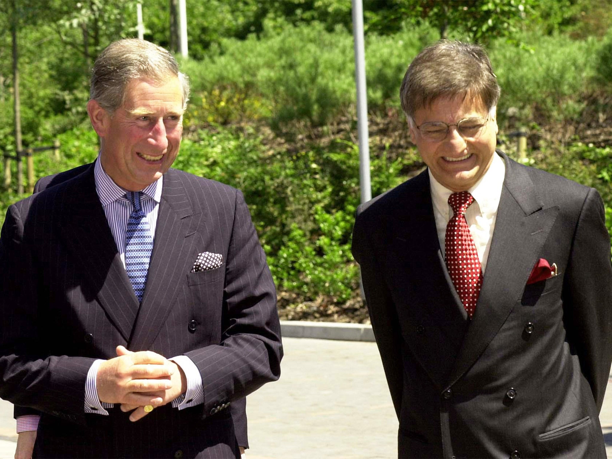 Noon, who served on the board of the Prince’s Trust, with Prince Charles in 2003