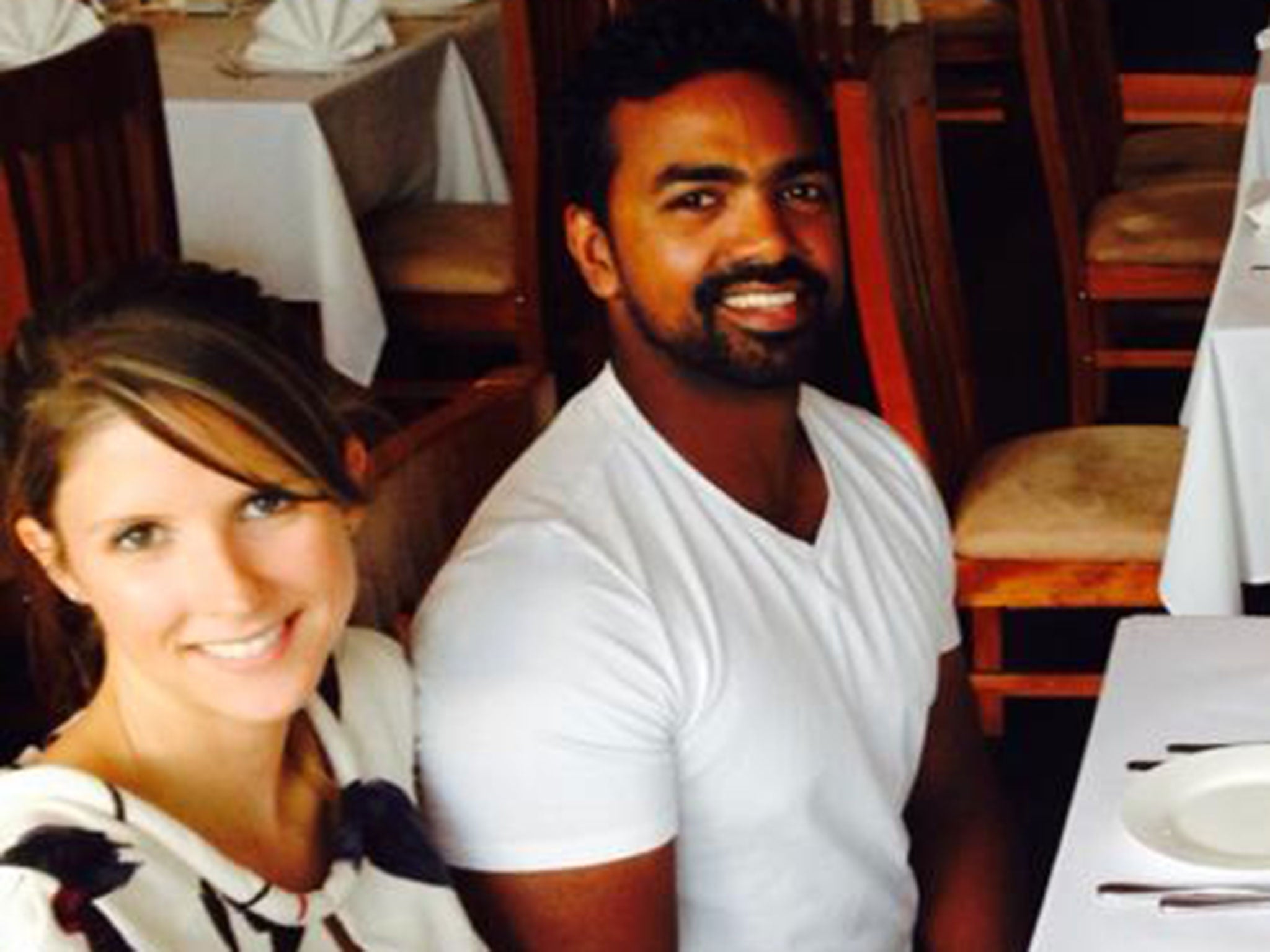 Danielle Hooker tried to keep her unconscious boyfriend, Rav Pillay, afloat but he disappeared and is still missing