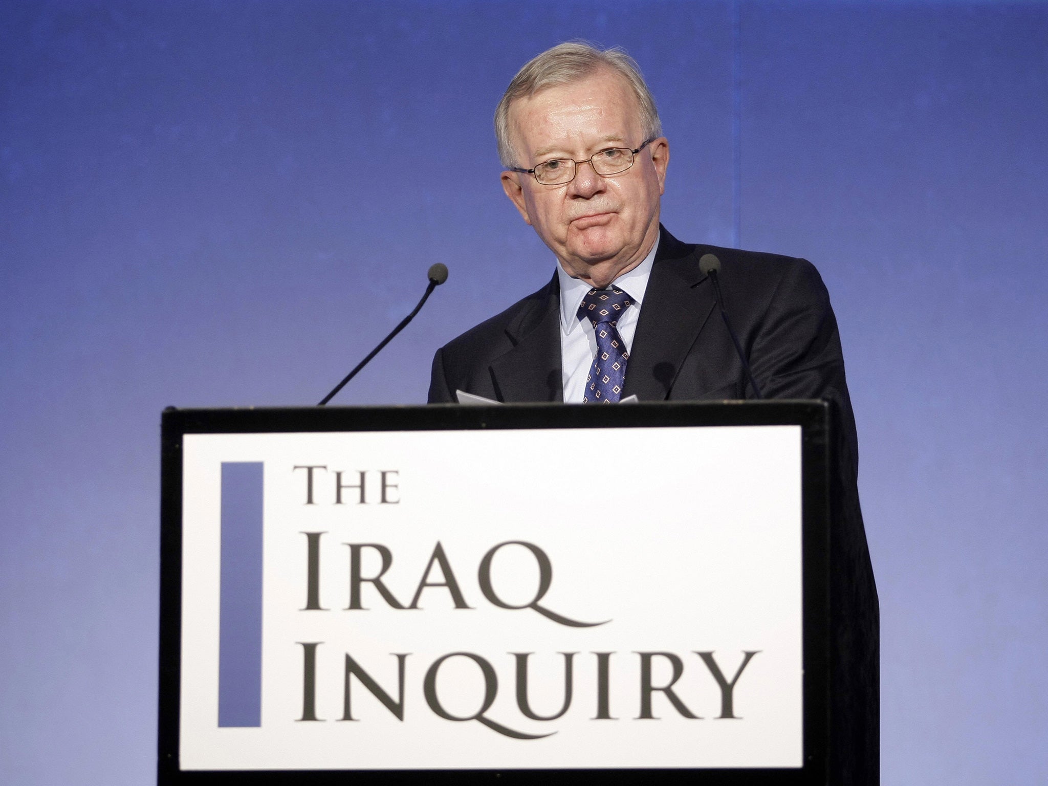 Sir John Chilcot has said that he expects the report to be published in June or July next year