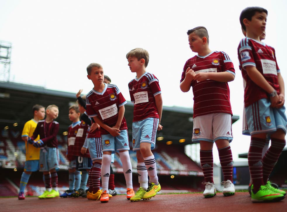 A young West Ham mascot got the better of Chelsea manager Jose Mourinho