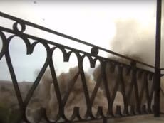 Video shows what it's like to be 'barrel-bombed' by Assad in Syria