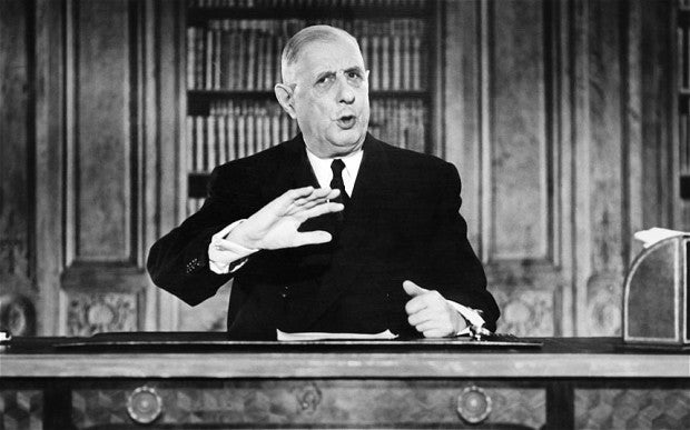 General de Gaulle, President of France, was right to say 'No' to Britain's membership in 1963