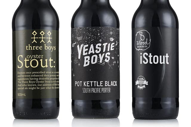 Three to try: Slurp Three Boys Oyster Stout; Yeastie Boys Pot Kettle Black; 8 Wired iStout