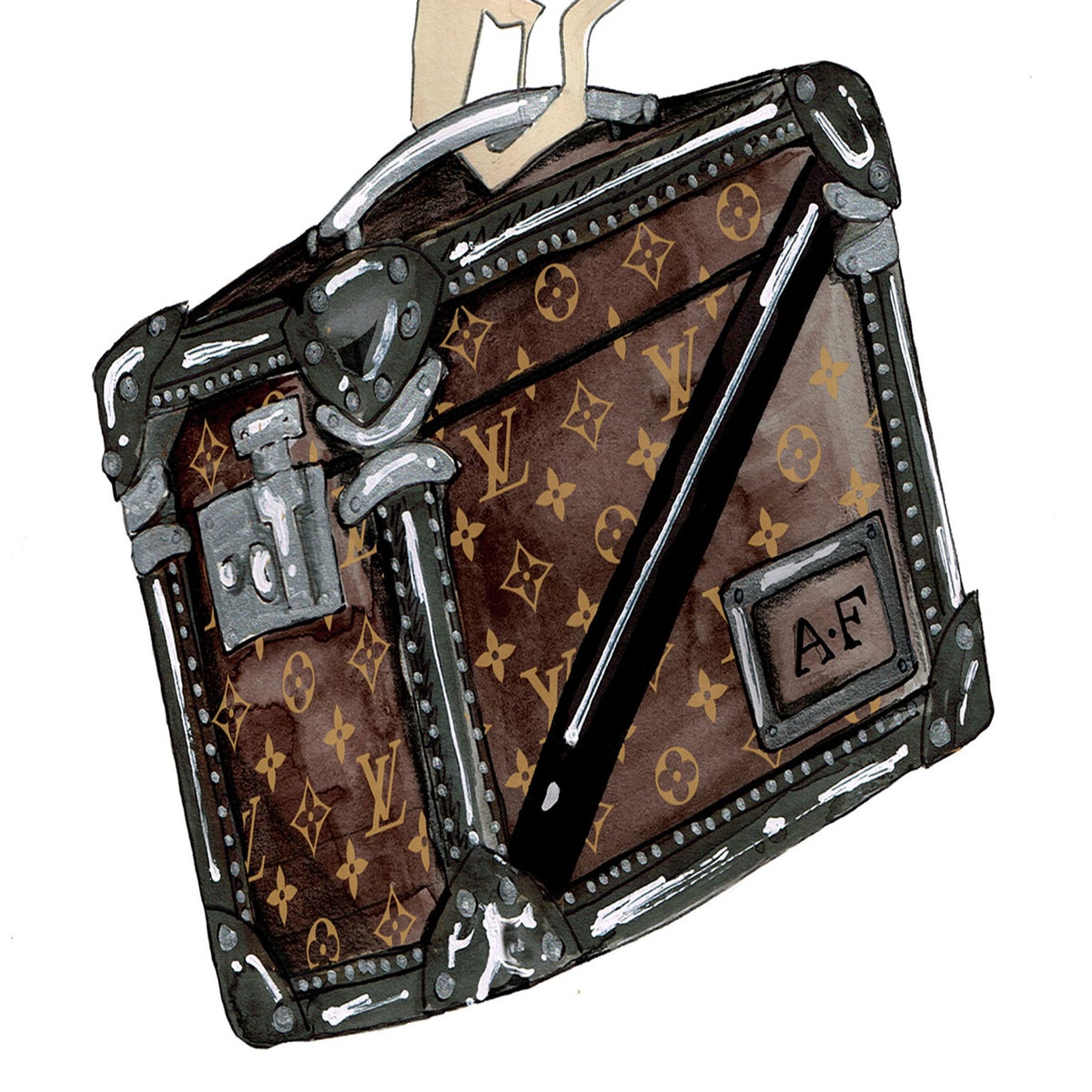 Shaped as a tiny monogrammed trunk Louis Vuitton has unveiled the