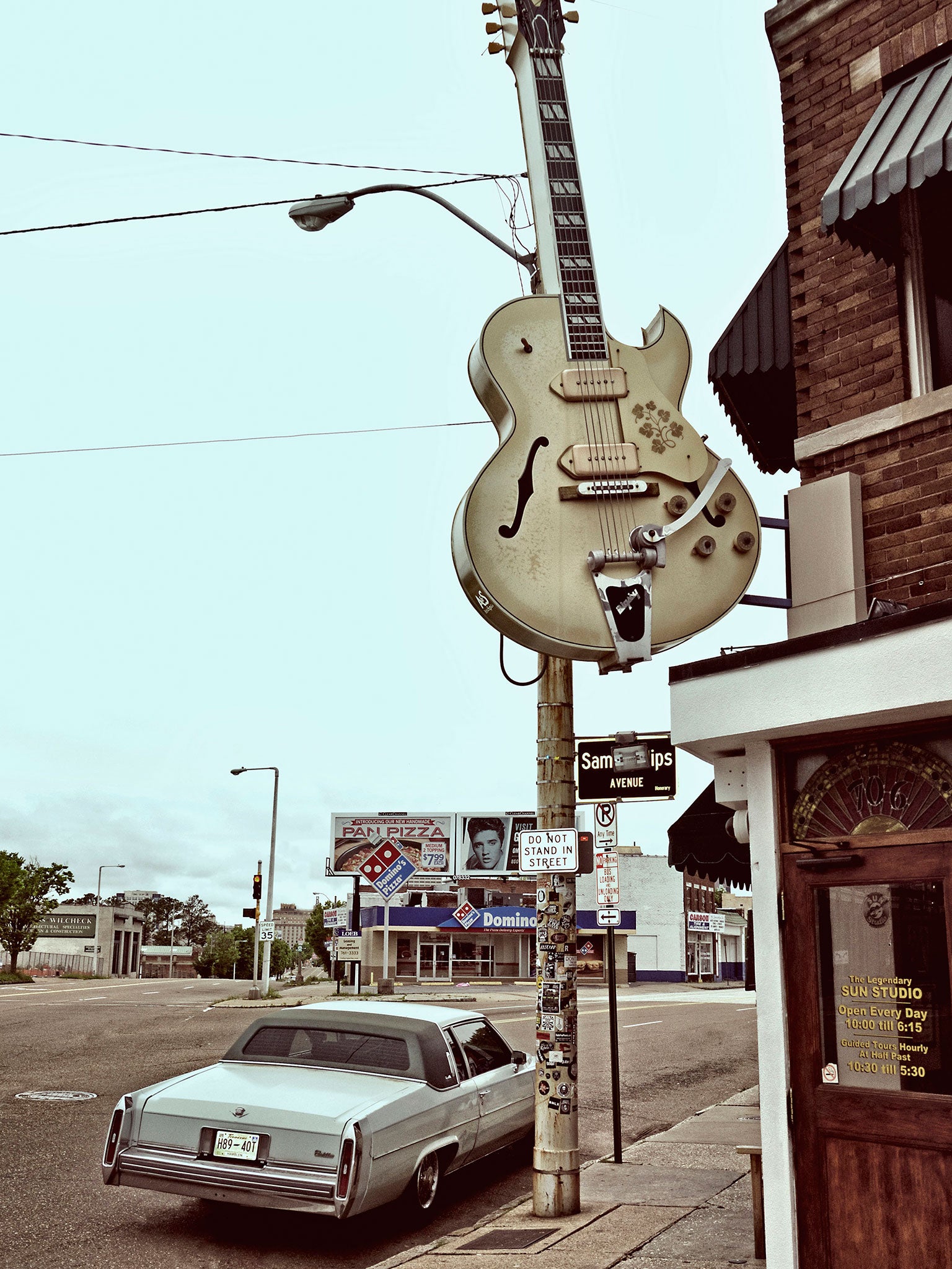 The Sun Studio in Memphis, over which Phillips presided