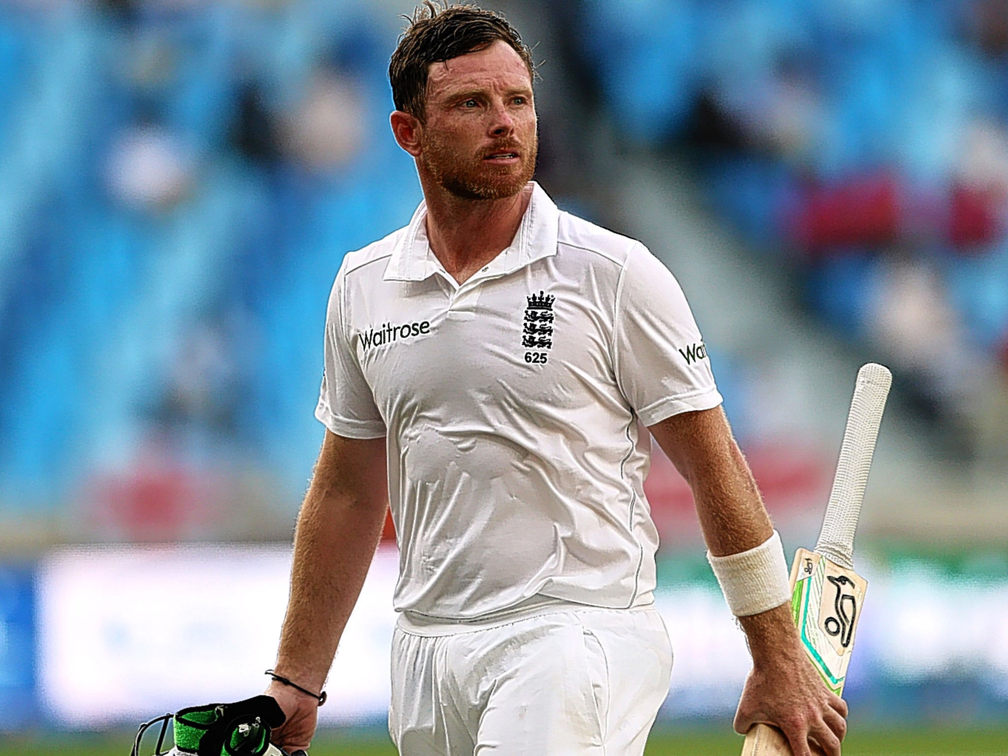 Ian Bell departs after being dismissed four short of a half-century that failed to save England in the second Test against Pakistan
