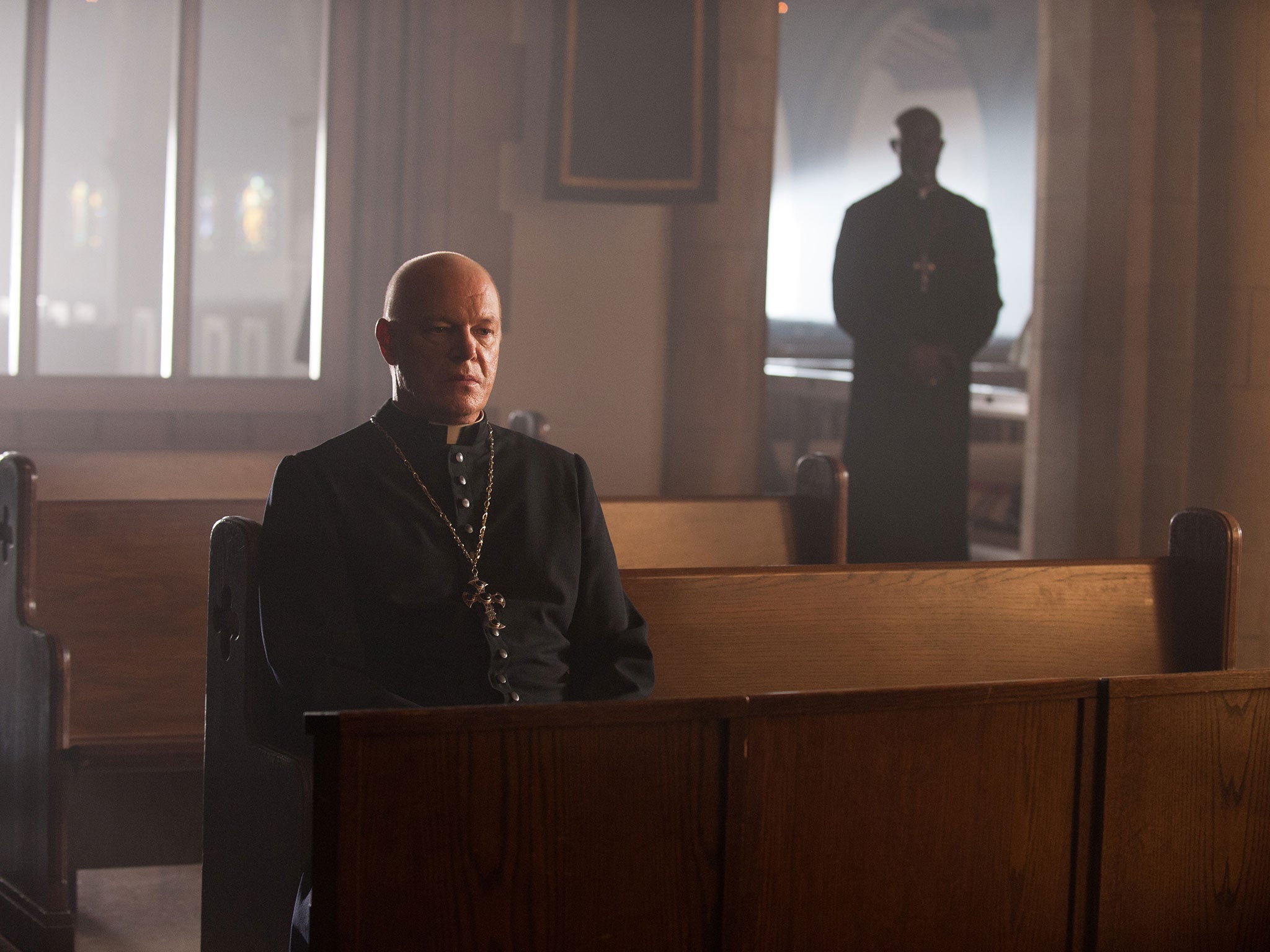 Halloween fare: Peter Andersson and Djimon Hounsou in the absurd and derivative ‘The Vatican Tapes’