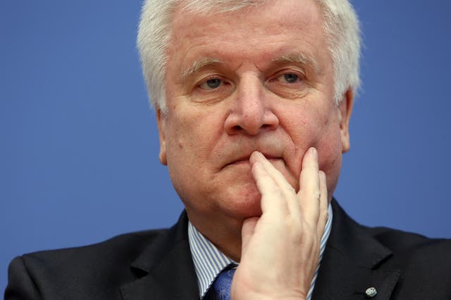 Horst Seehofer, the Bavarian prime minister and leader of the state’s right-wing conservative Christian Social Union (