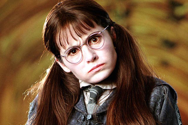 Shirley Henderson as Moaning Myrtle in the Harry Potter films
