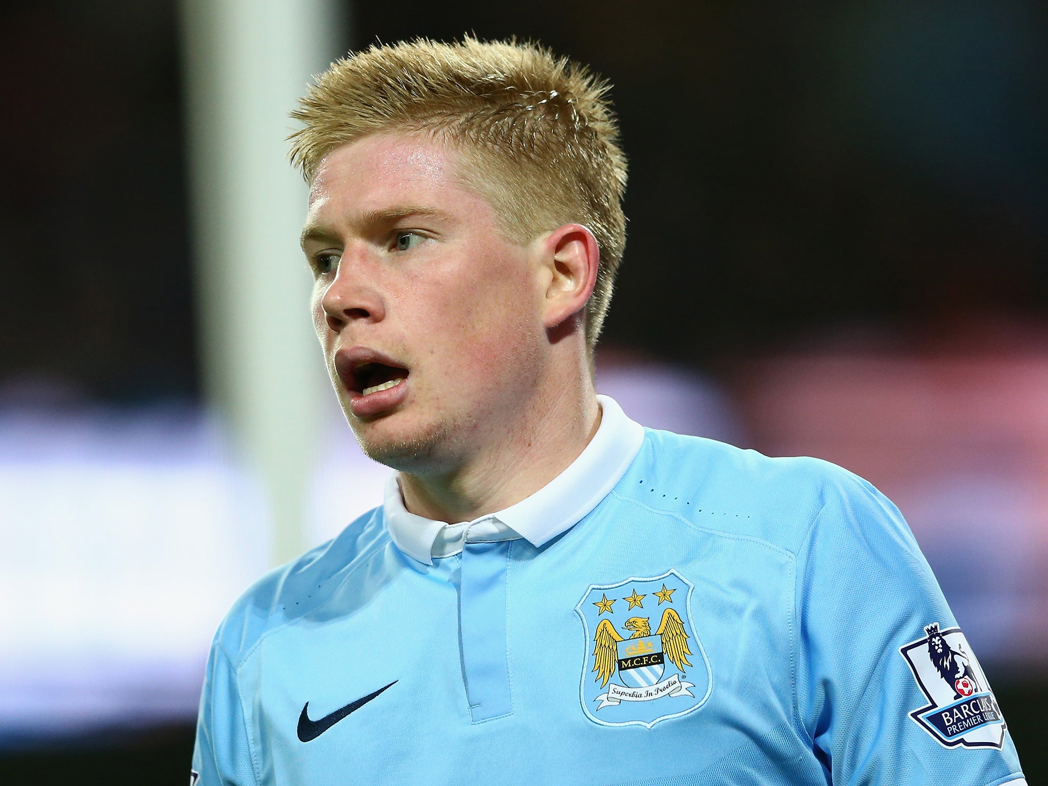 Manchester City midfielder Kevin De Bruyne