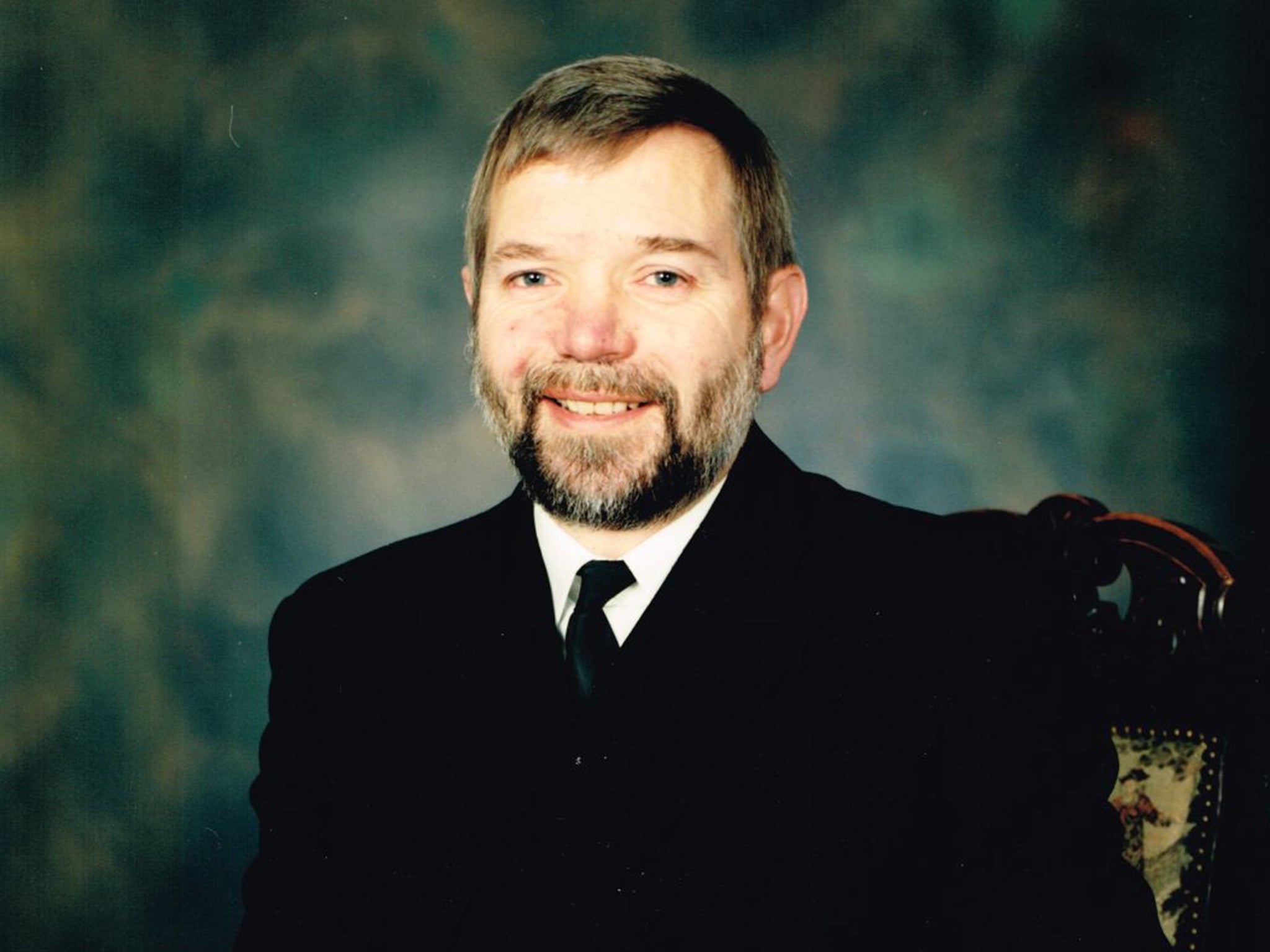 Rhod Palmer as a Royal Navy engineering officer in the 1980s