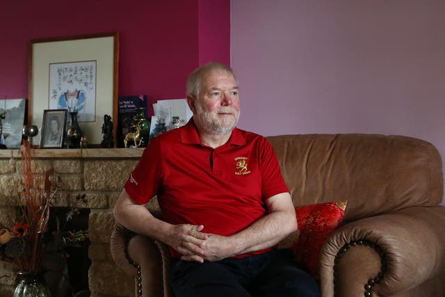 Rhod Palmer at his home in Somerset