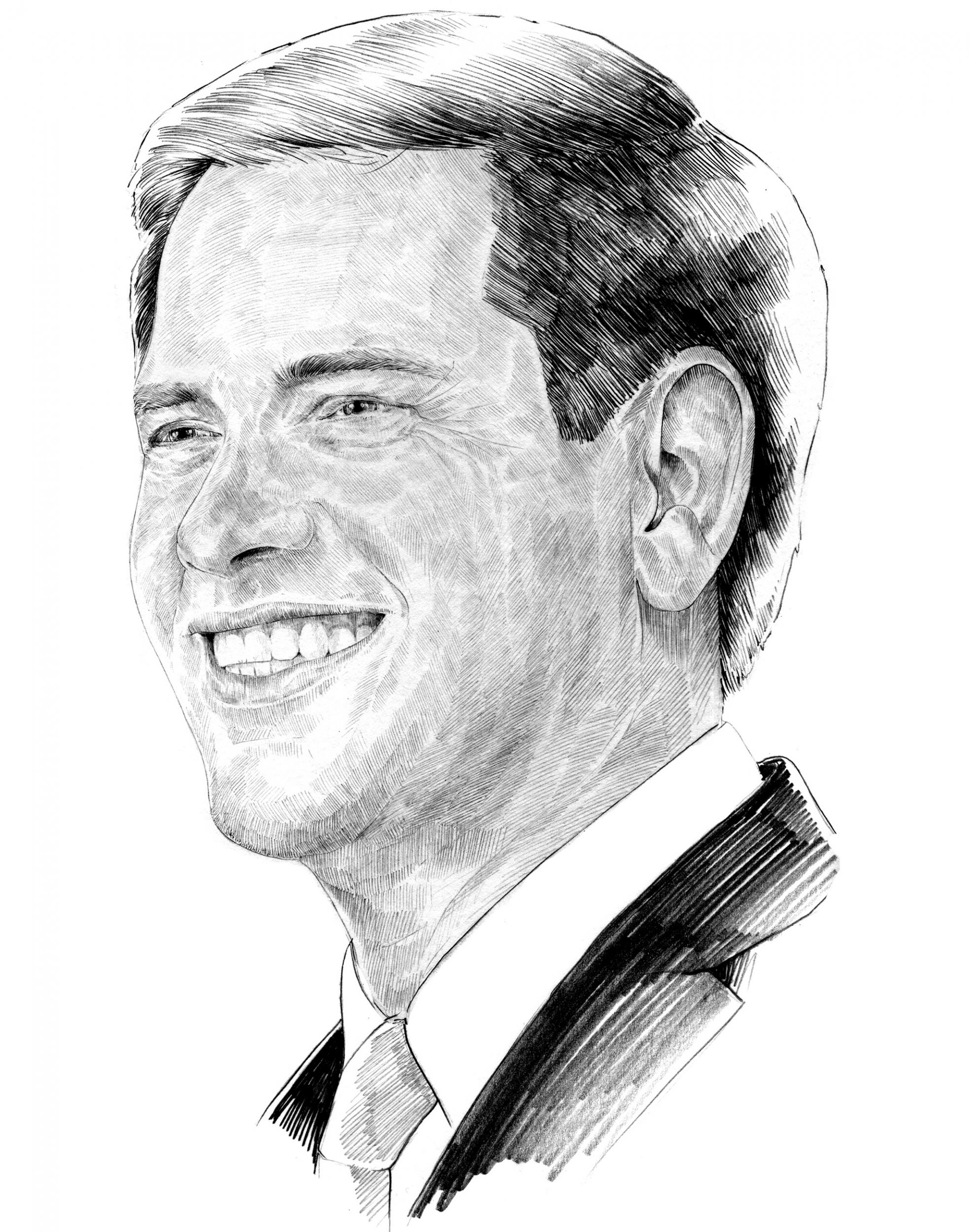 Sketch of Marco Rubio by Lauren Crow