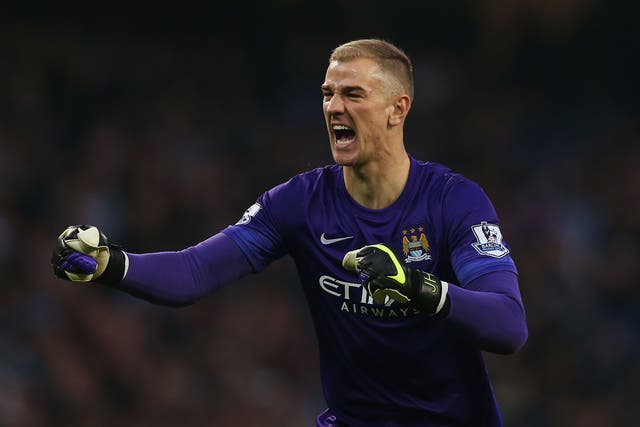 Joe Hart is expected to feature for Manchester City