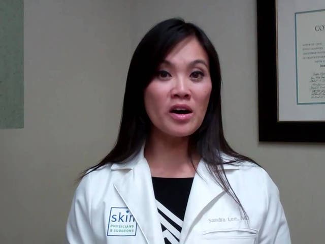 Dr Sandra Lee has been recording herself popping her patient’s pimples and uploading them to YouTube, where she has quickly become an unlikely star