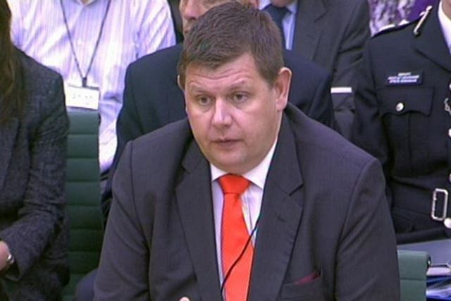 DCI Paul Settle gave evidence to the Home Affairs Select Committee over the alleged Westminster paedophile ring