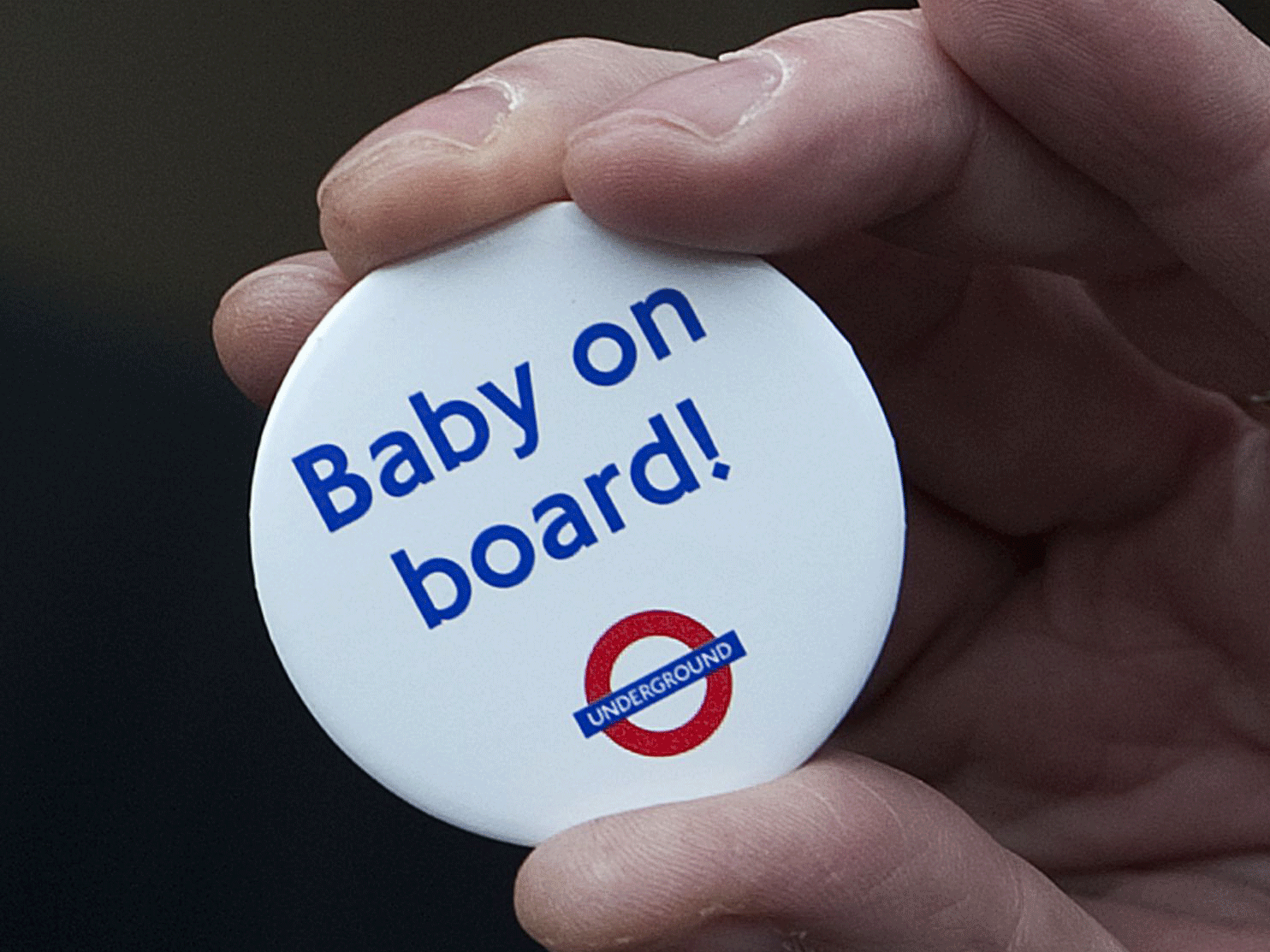 The 'baby on board' badge arrived in 2005 to help pregnant women find seats without an awkward confrontation