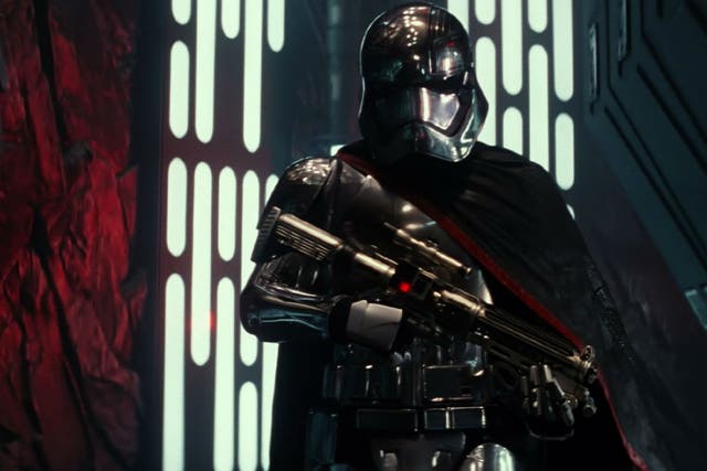 Gwendoline Christie as Captain Phasma in Star Wars: The Force Awakens