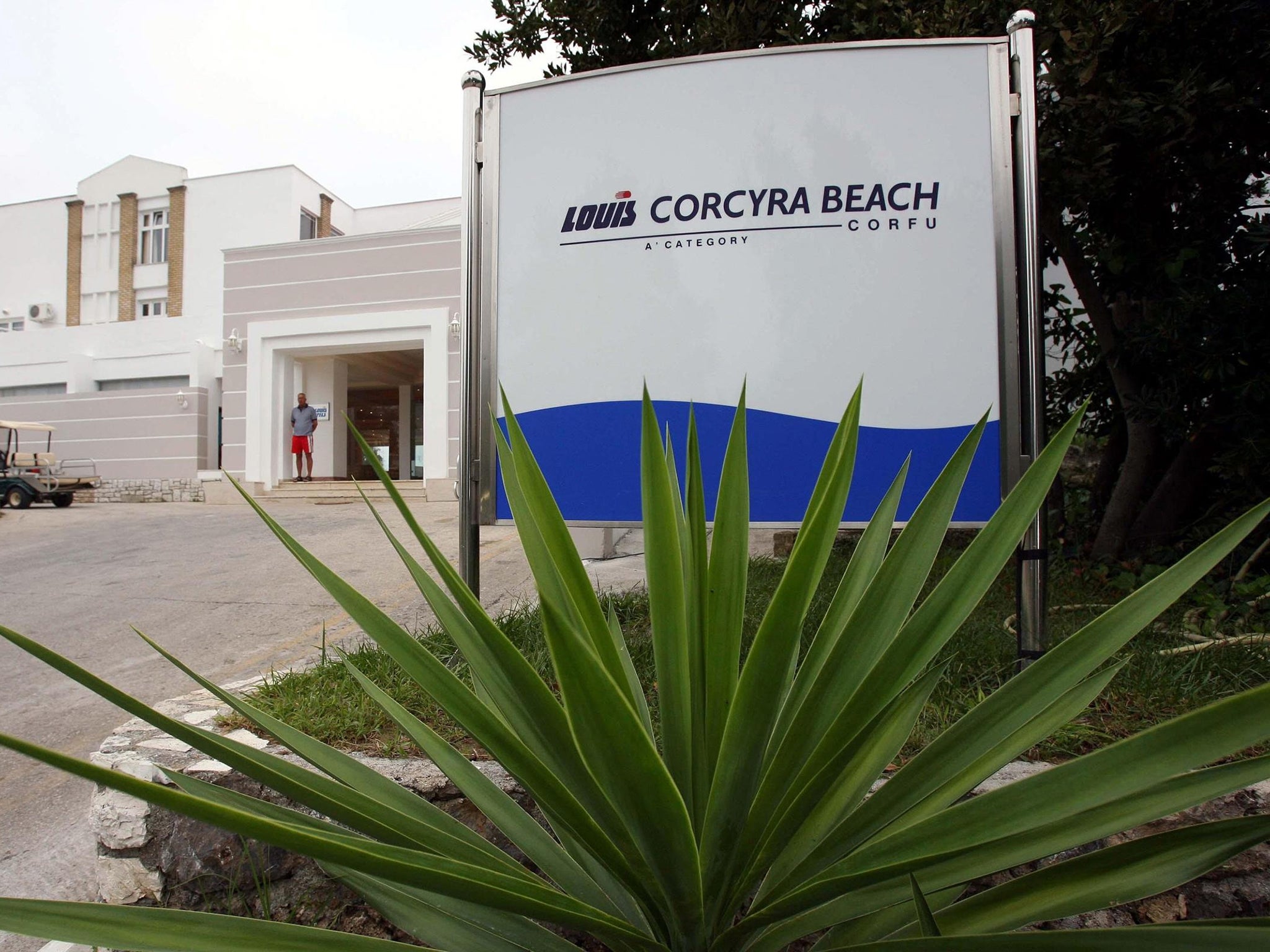 The children died at the Louis Corcyra Beach Hotel