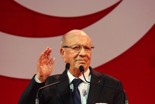 President Beji Caid Essebsi is facing an uprising from liberal elements of his own party