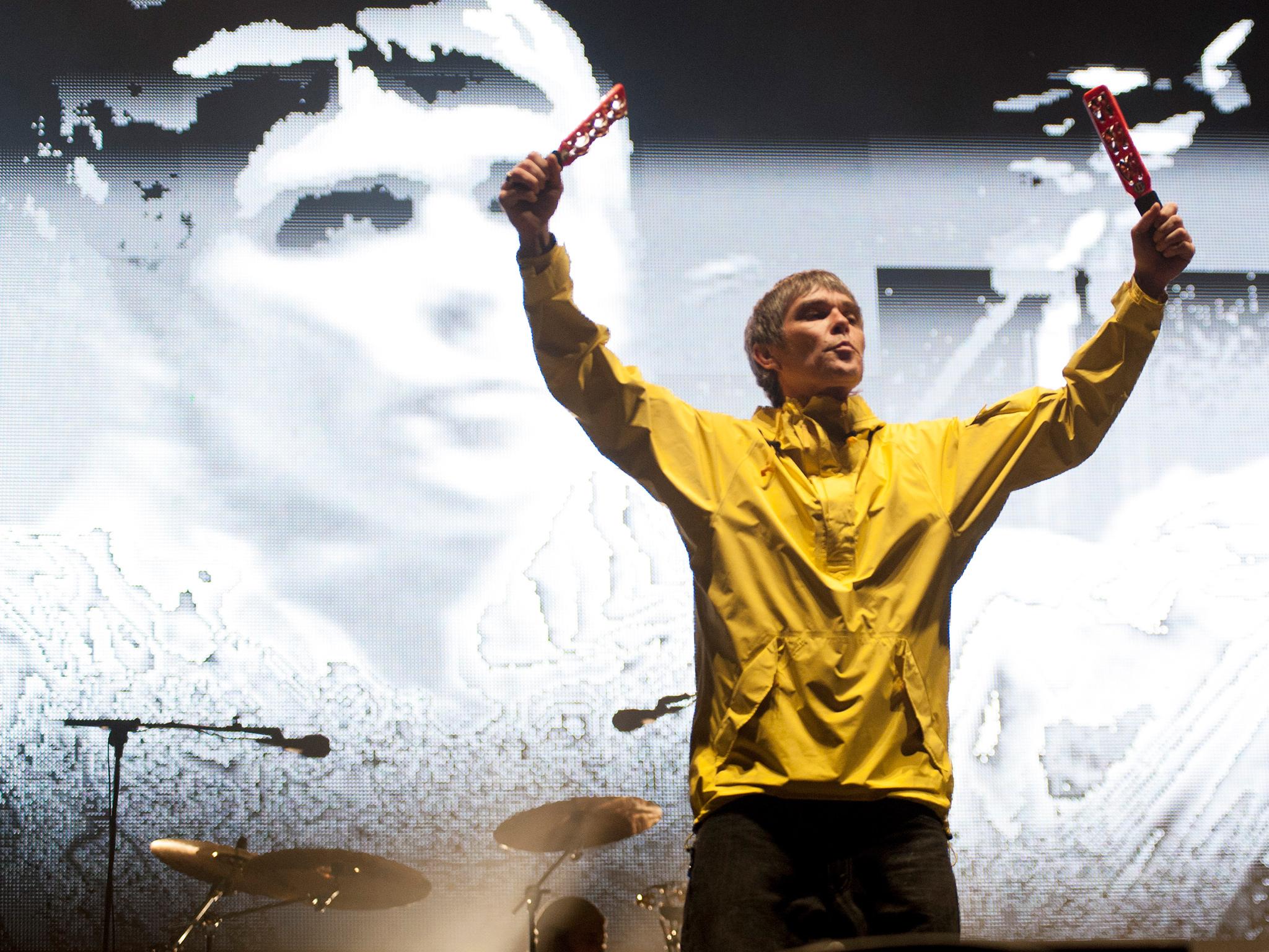 Ian Brown, frontman of Manchester band The Stone Roses