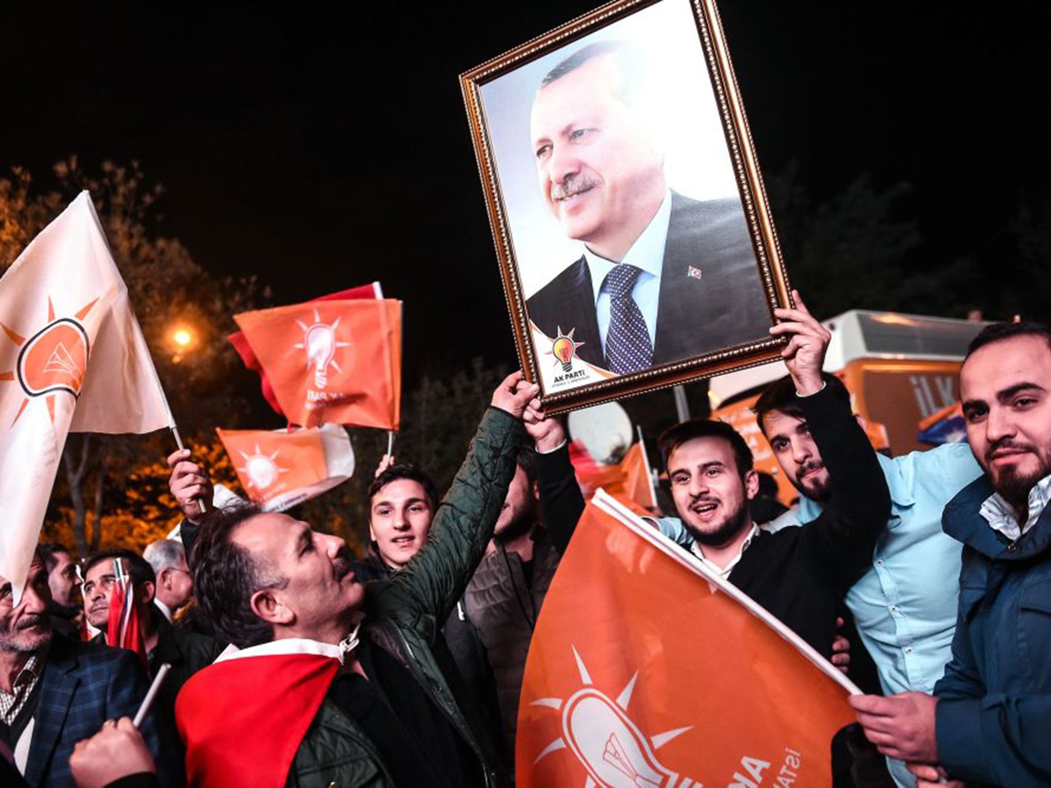 President Erdogan's Justice and Development Party (AKP) won a decisive victory in the Turkish parliamentary election on Sunday
