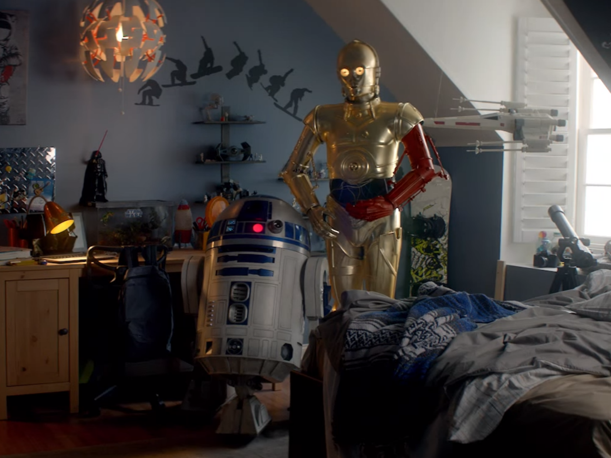 C-3PO and R2-D2 star in the Duracell Christmas ad ahead of Star Wars 7 reaching cinemas