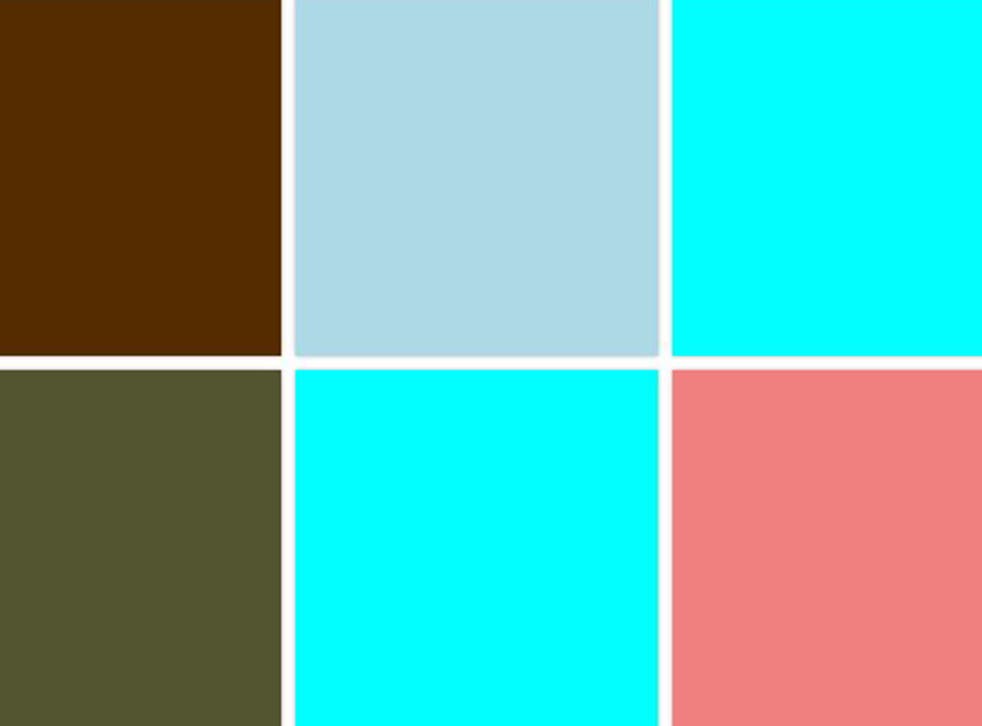 Some of these colours may be similar but they're actually very different 